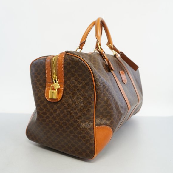 Auth Celine Macadam Boston Bag Women's PVC Boston Bag Brown - Picture 2 of 14